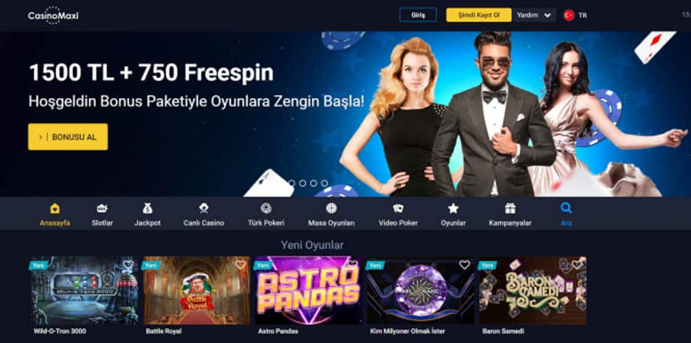 CasinoMaxi Kumar Sitesi Bonusları Nelerdir